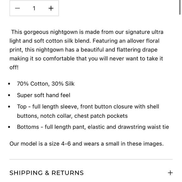 Papinelle NWT Cotton Silk Cheri Blossom Lace Front Maxi Nightgown XL - Picture 6 of 14